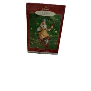 Hallmark Keepsake Ornament‎ 2000 Toymaker Santa First In Series NIB Train